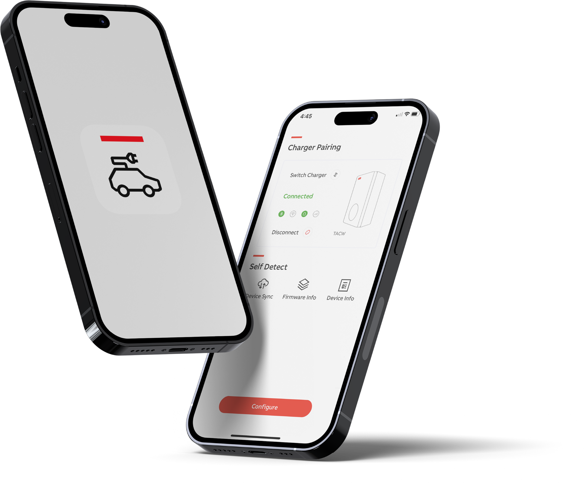 ChargerSync app on smartphones